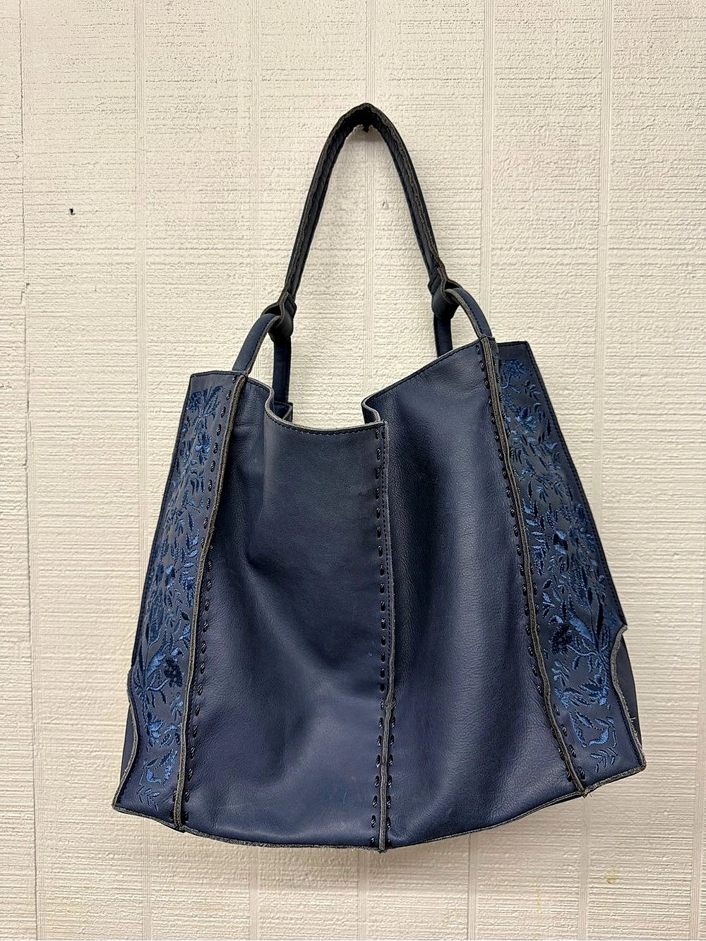 The Sak Floral Shoulder Bag in Blue